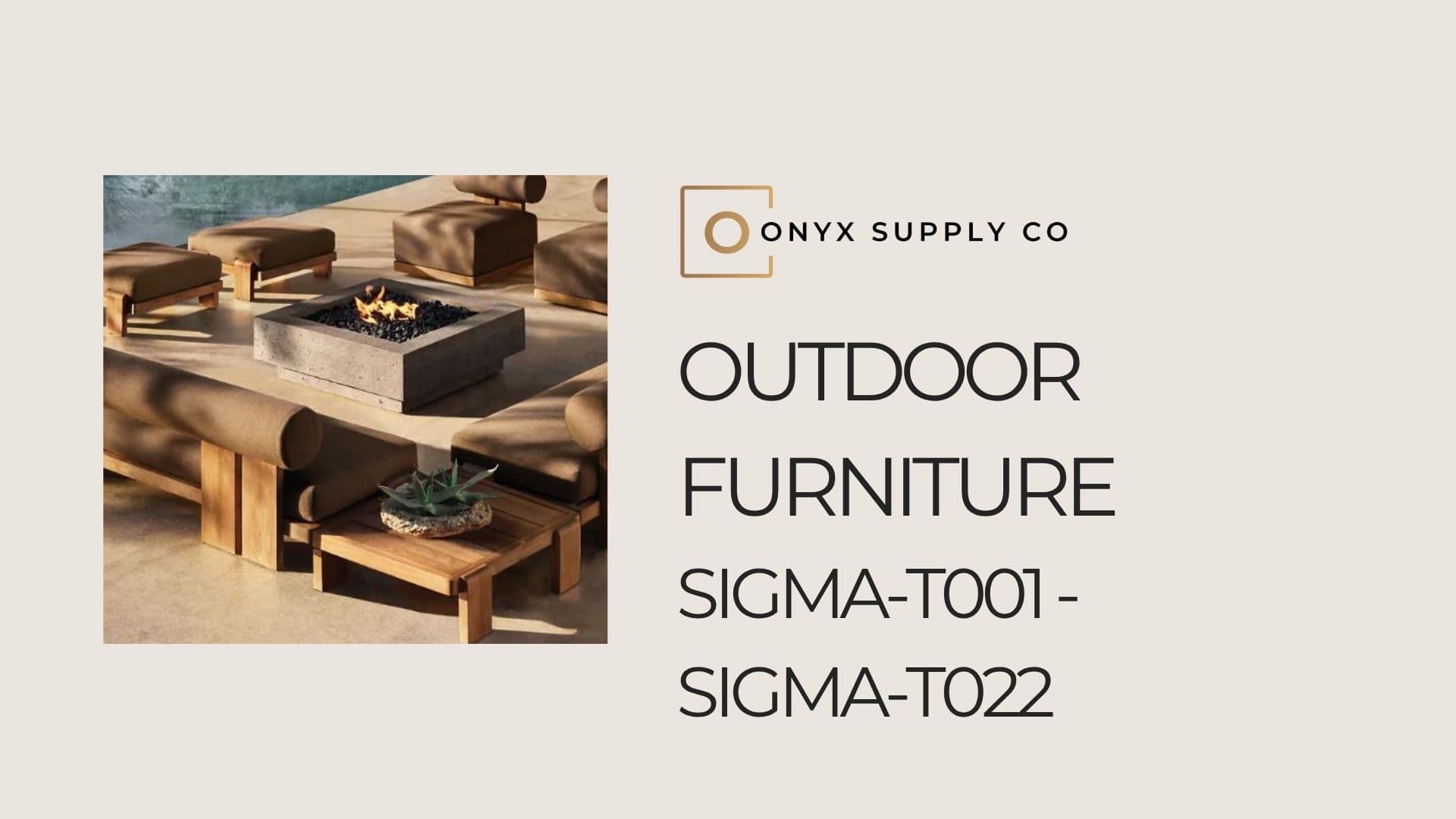 Outdoor Furniture (T001–T022)